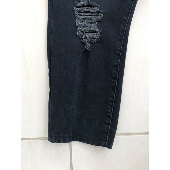 Good American Good Legs Denim Jeans High Waist Crop - Picture 9 of 11